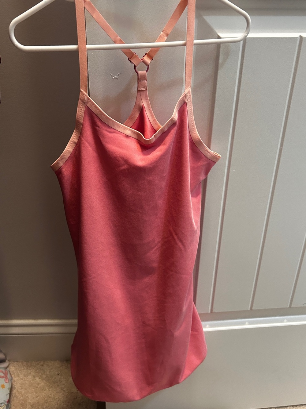 Outdoor Voices Pink Racerback Romper, YouthXS, NWOT- shorts removeable